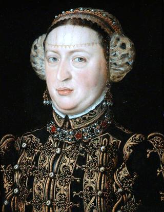 奥地利凯瑟琳（1507-1578），葡萄牙女王（安东尼斯莫尔抄本）