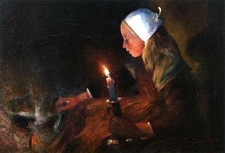 Girl with Candle