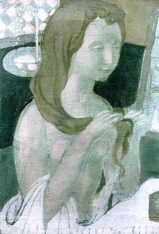 Girl at Her Toilette