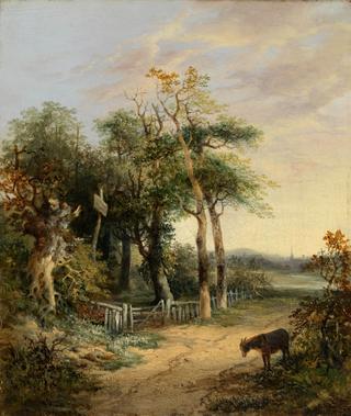 Landscape with a Donkey