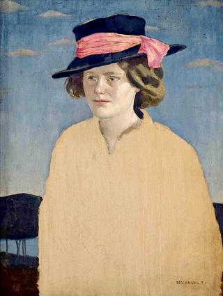 Young lady wearing a hat