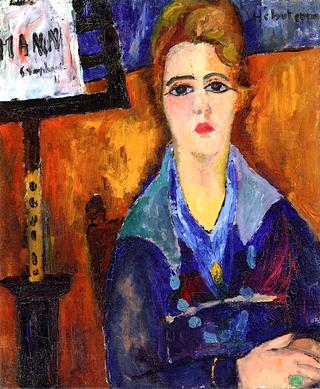 Woman with Necklace, Modigliani Model