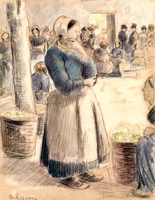 Peasants at the Market in Gisors