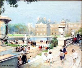 Children at the Luxembourg Gardens