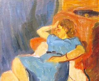 Girl in Blue, Madame Monay