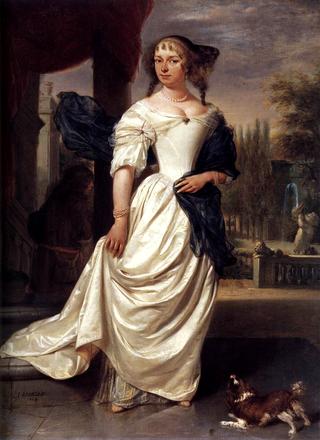 约翰·德拉法勒的妻子玛格丽塔·德尔夫的肖像