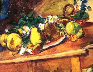 Pears and Marigolds