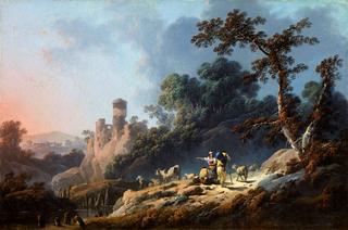 Landscape with Travellers and a Ruin