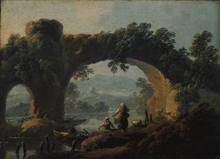 Landscape with Rustic Figures
