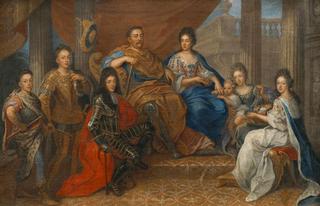 约翰三世索比斯基和他的家人