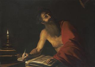Saint Jerome Reading by Candlelight