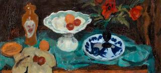 Still Life with Blue and White Plate