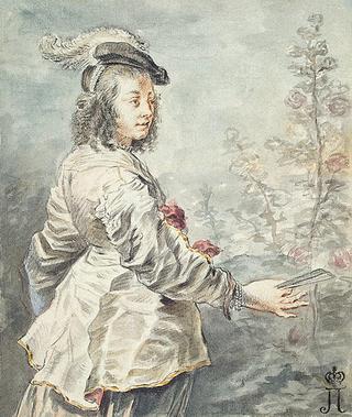 Young Lady Wearing a Beret