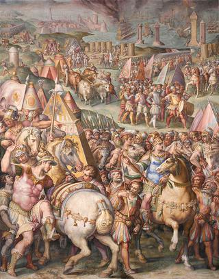 马西米利亚诺皇帝解除对利沃诺的围攻