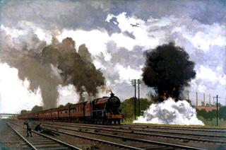 1940年10月，伦敦、米德兰和苏格兰特快列车在布莱奇附近遭到轰炸