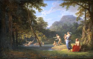 Bathers in a Classical Landscape
