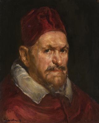 Portrait of Pope Innocent X (after Velazquez)