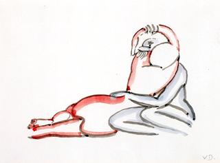 Seated Couple, Entwined