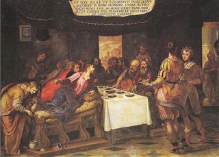 耶稣在法利赛人西门的家里