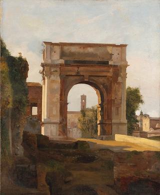 The Arch of Titus and the Forum, Rome