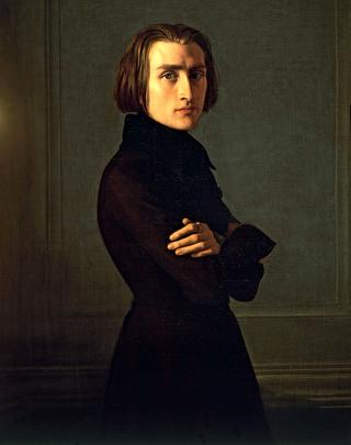 年轻的弗朗兹·李斯特画像