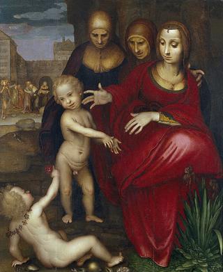 圣母和圣婴，圣伊莎贝拉和圣约翰