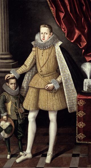 婴儿菲利浦（未来菲利普四世）与矮人索普利洛的肖像