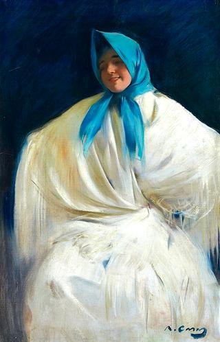 Girl with a Blue Shawl