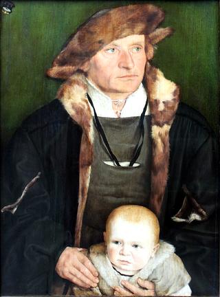 Portrait of Hans Urmiller with his Son
