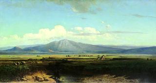 View in the Roman Campagna