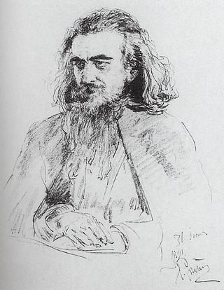 弗拉基米尔·索洛维约夫肖像