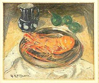 Lobster, Blue Pot and Green Pears