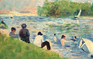 Bathers (Study for "Bathers at Asnières")