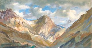 View of of the Karakoram Mountain Range