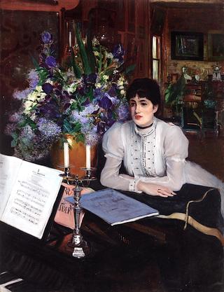 Henriette Chabot at the Piano
