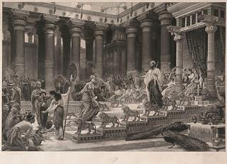 The Queen of Sheba Visiting the Court of King Solomon [after Sir Edward Poynter]