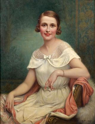 Portrait of a Women in a White Dress