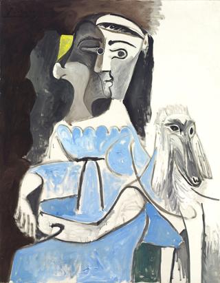 Woman with A dog