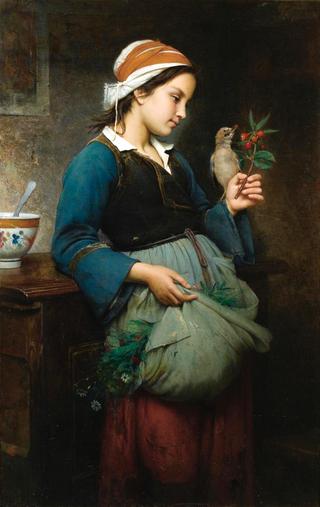 Young with a Bird