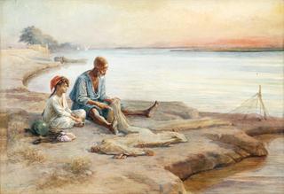Fishing on the Banks of the Nile