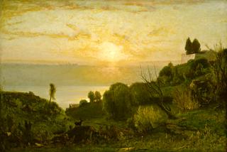 Lake Albano, Sunset