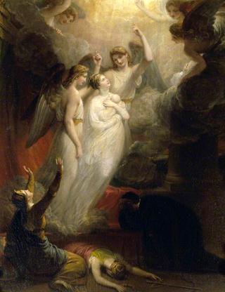 威尔士公主夏洛特·奥古斯塔公主（1796-1817）的神化