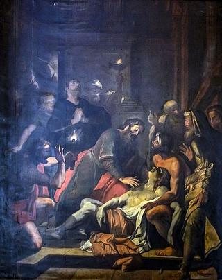 Saint Paul resurrecting Eutychus