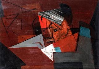 Composition with Face, Presumed Portrait of Picasso