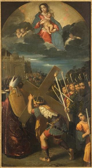 赫拉克利乌斯皇帝背着十字架去耶路撒冷