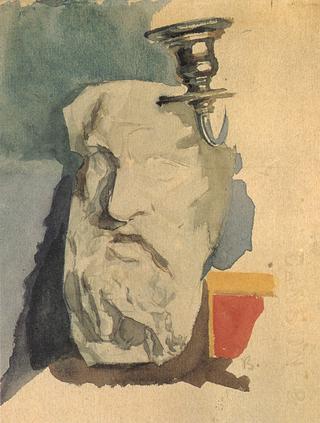 Still Life with a Mask and Candlestick