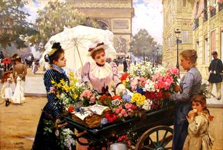 Flower Seller on the Champs Élysées