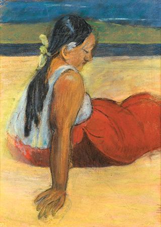 Seated Tahitian Woman