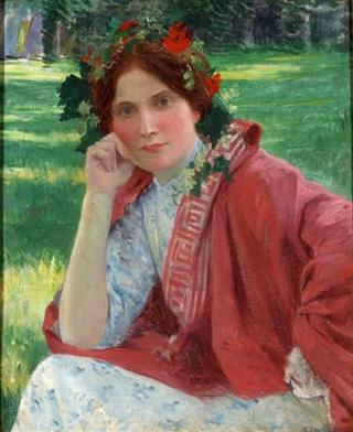 Girl with Flowers in Her Hair