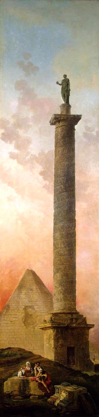 Landscape with a Triumphal Column